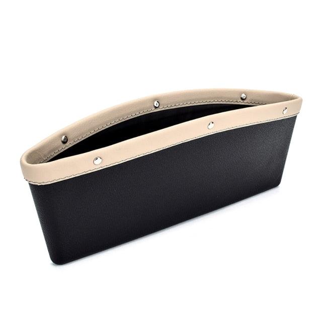 Car Seat Gap Organizer – PU Leather Seat Crevice Filler with Cup Holder, Universal Fit