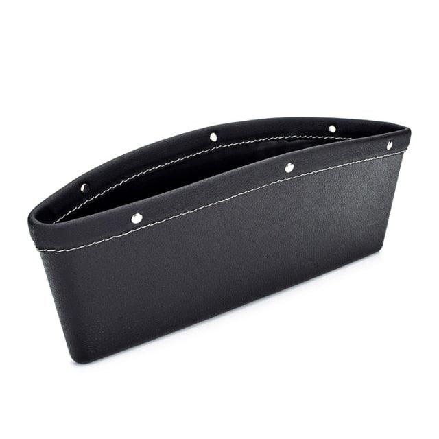 Car Seat Gap Organizer – PU Leather Seat Crevice Filler with Cup Holder, Universal Fit