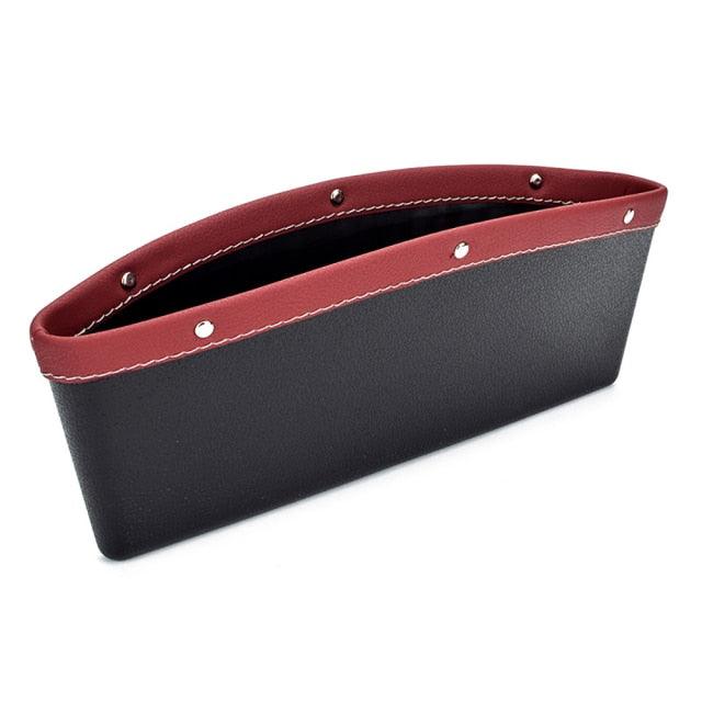 Car Seat Gap Organizer – PU Leather Seat Crevice Filler with Cup Holder, Universal Fit