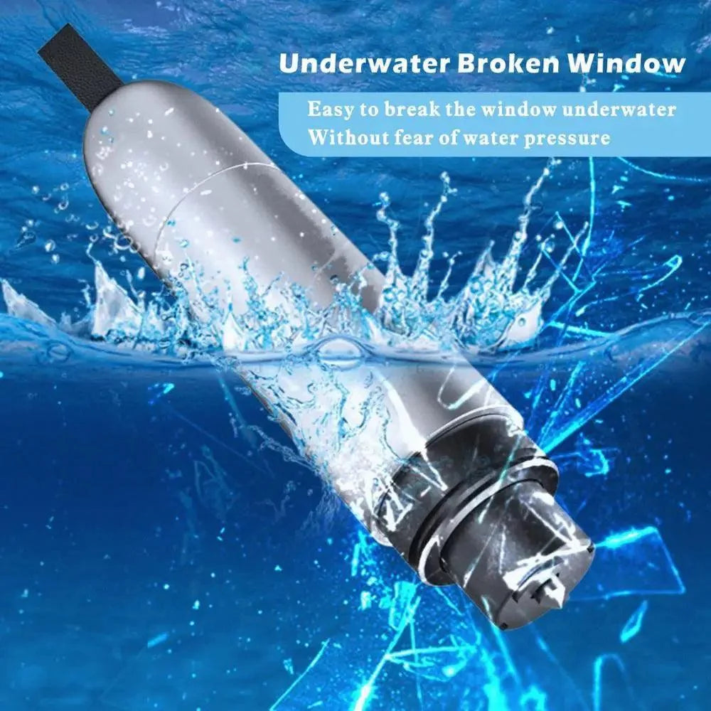 Car Emergency Safety Tool – Glass Breaker & Seat Belt Cutter, Universal Fit