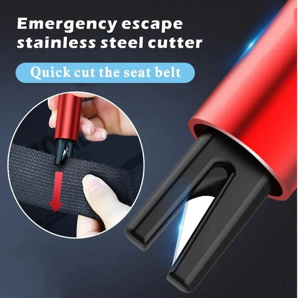 Car Emergency Safety Tool – Glass Breaker & Seat Belt Cutter, Universal Fit